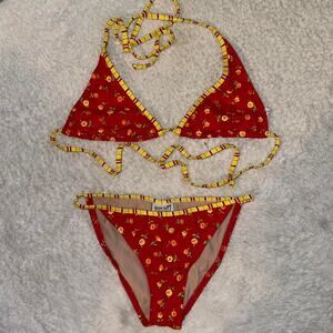 Y2k bikini floral